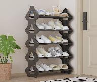 رف أحذية 5 طبقات بتصميم قلب - موديل 175-C4-5