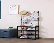 حامل أحذية وتعليق ملابس 4 طبقات - موديل 92-F1-4