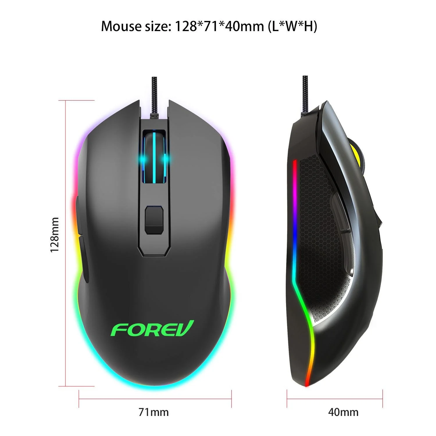 FOREV Wired Mouse FV-55
