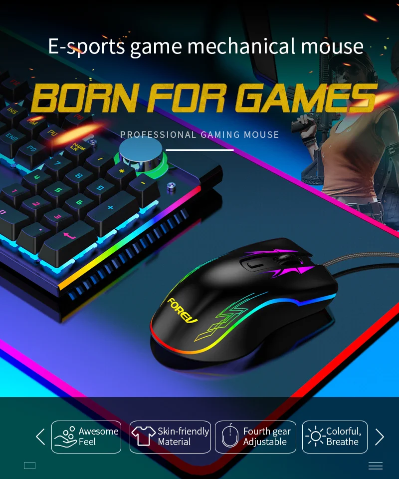 FOREV Wired Mouse FV-009