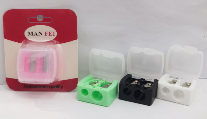 Double Cosmetic Pencil Sharpener on Card - SHP-02