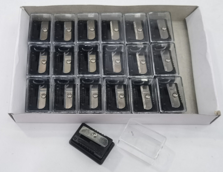Square Single-Hole Cosmetic Sharpener - SHP-11