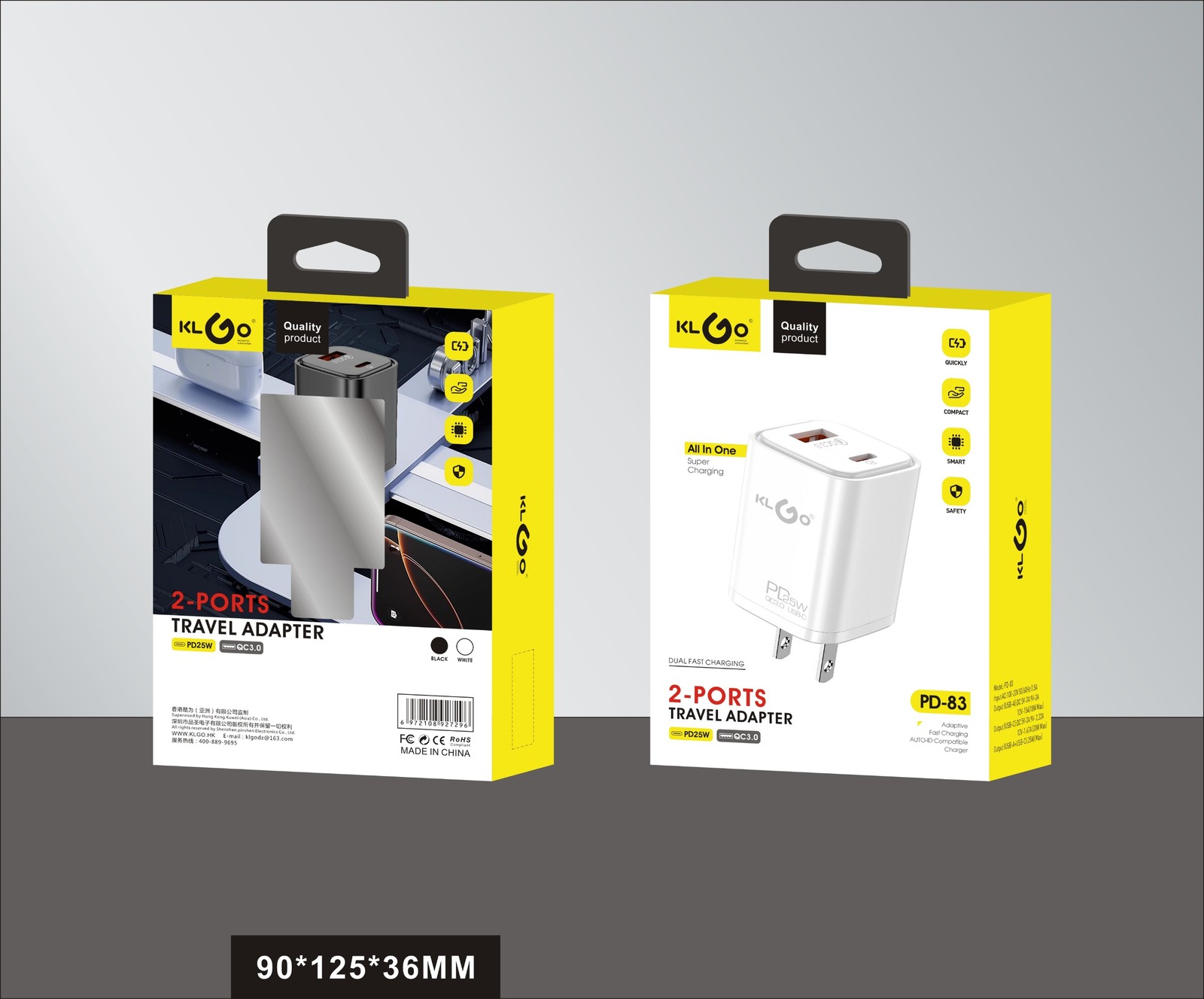 شاحن جوال سريع 25W  موديل PD-83
