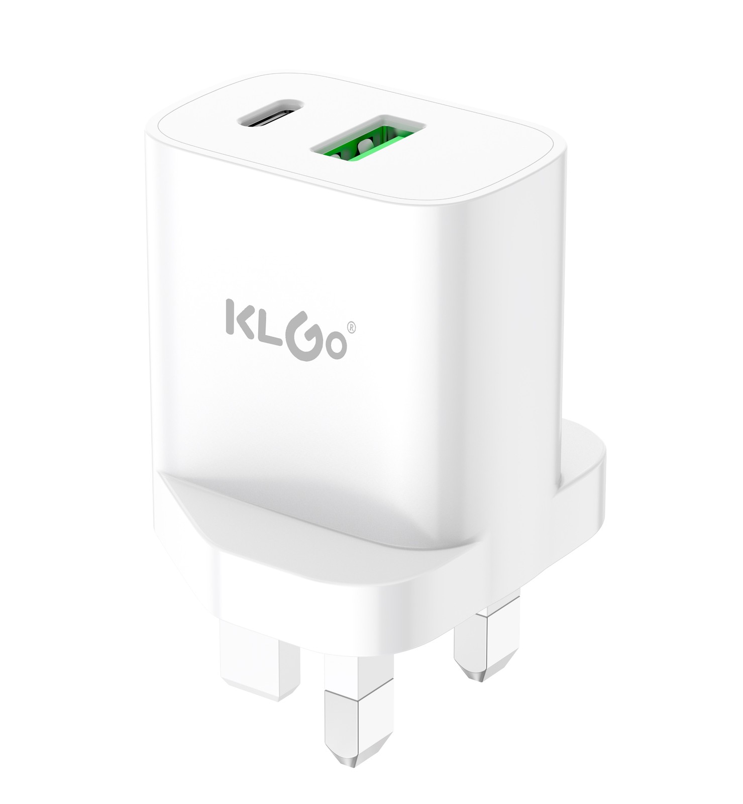 شاحن جوال سريع 25W  قابس بريطاني موديل PD-61