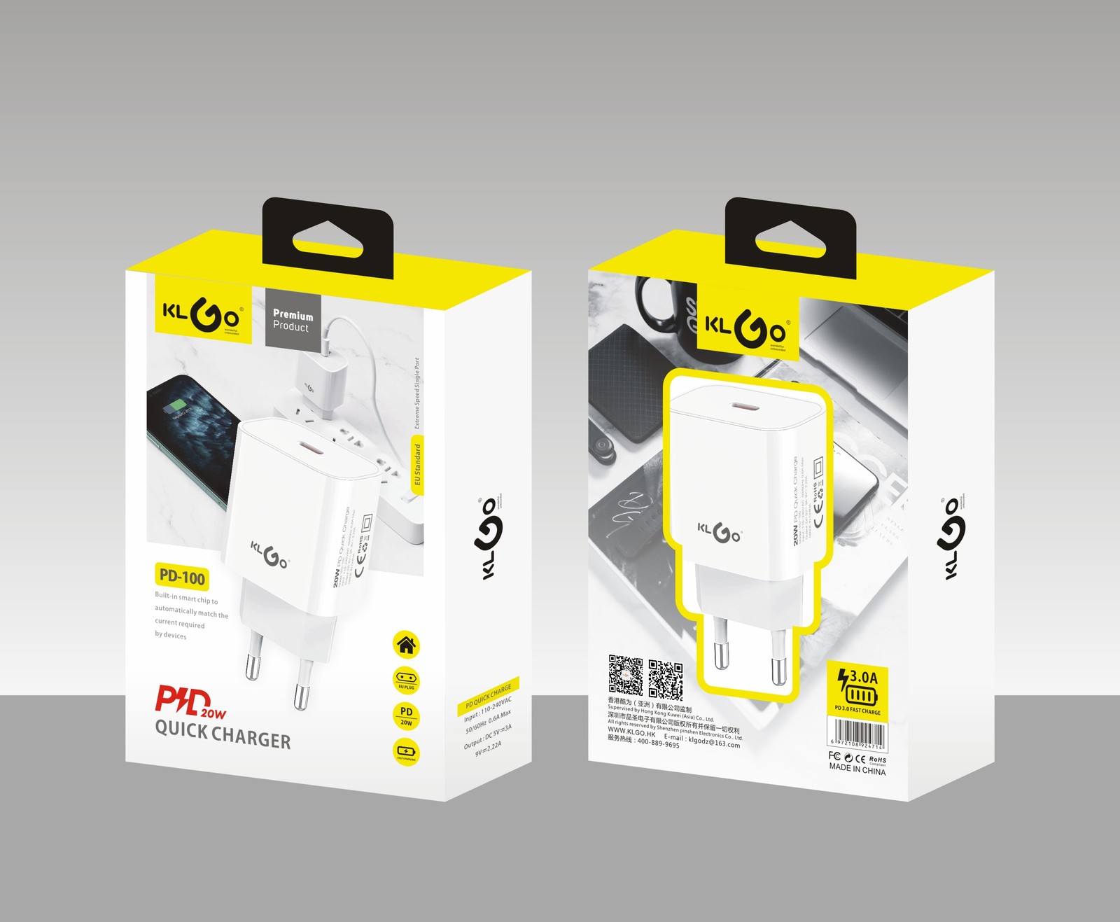 شاحن جوال 20W  موديل PD-100