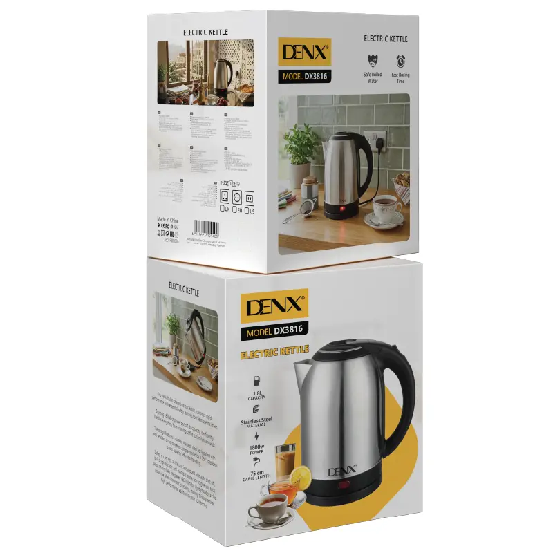 Bullet Shape Electric Kettle 1.8L - Model DX3816