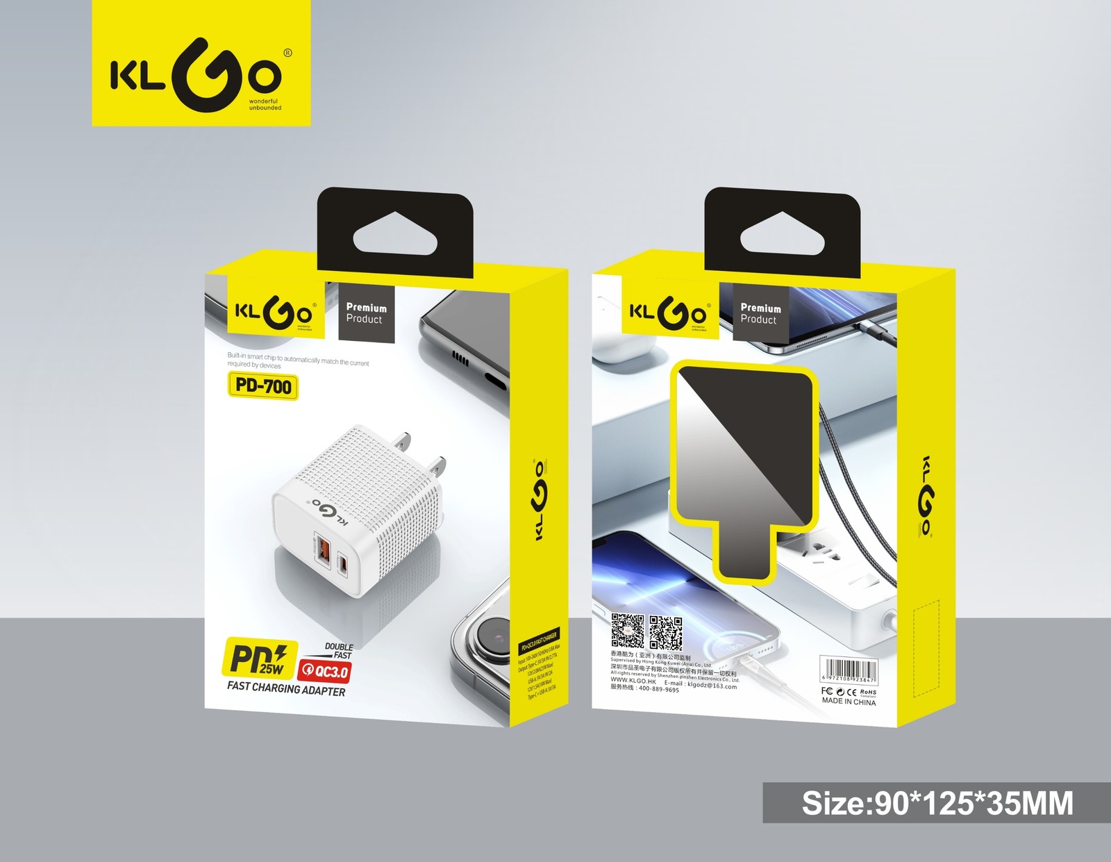 شاحن جوال سريع 25W  موديل PD-700