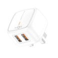 شاحن جوال USB بتيار 2.4A قابس بريطاني موديل KC-900
