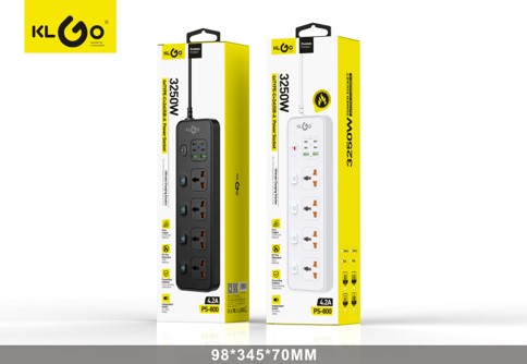 مشترك كهرباء 3250W مع منافذ USB - موديل PS-800