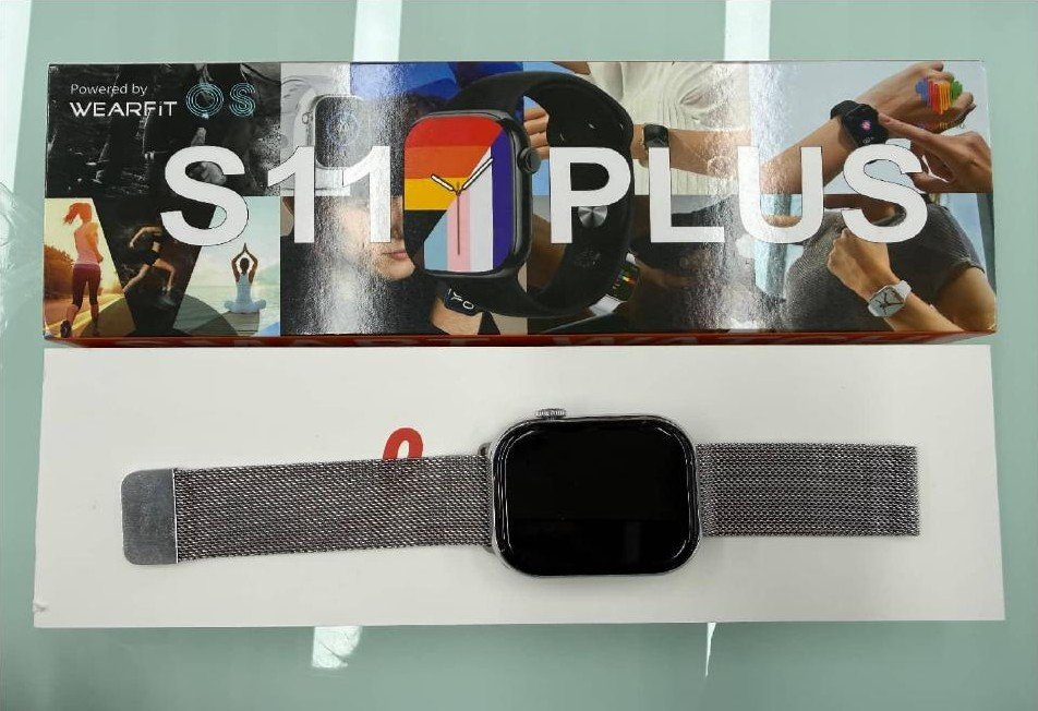 ساعة ذكية S11 PLUS مع حزامين
