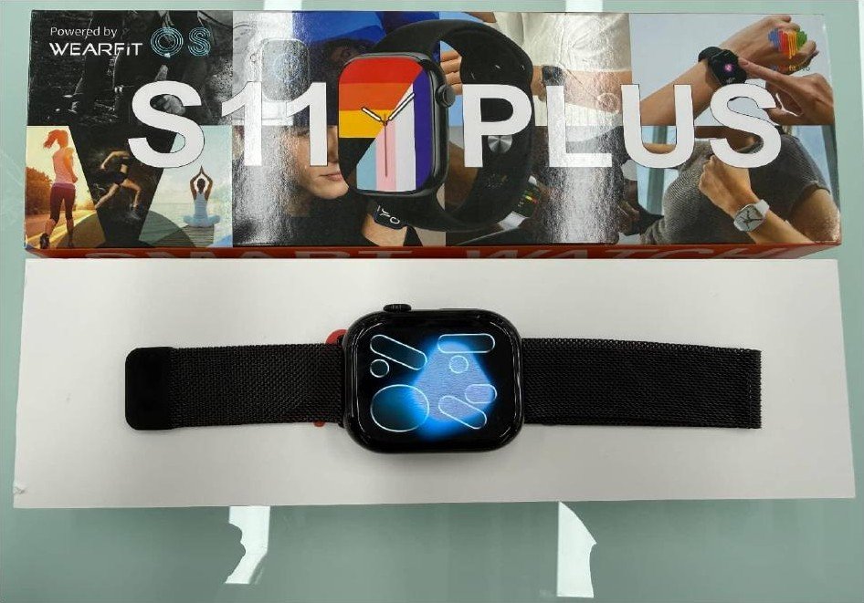 ساعة ذكية S11 PLUS مع حزامين