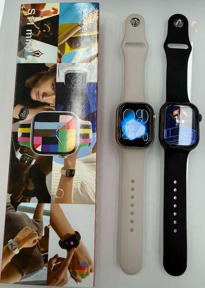ساعة ذكية S11 Mini مع حزامين