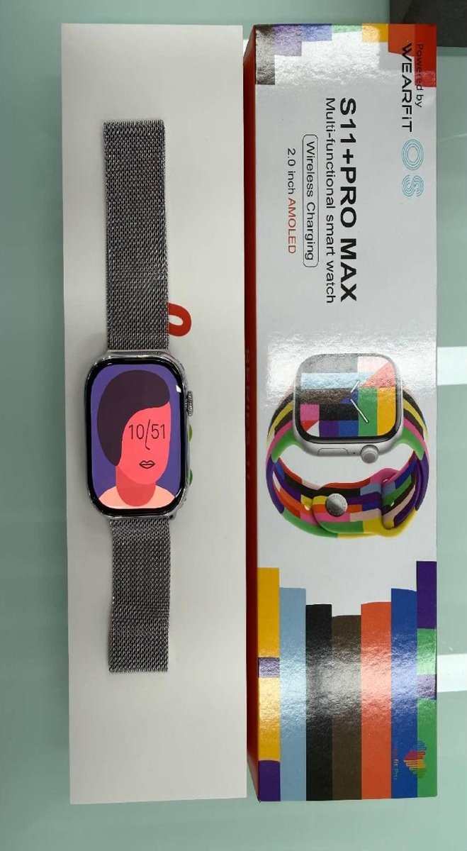 ساعة ذكية S11+ Pro MAX مع حزامين