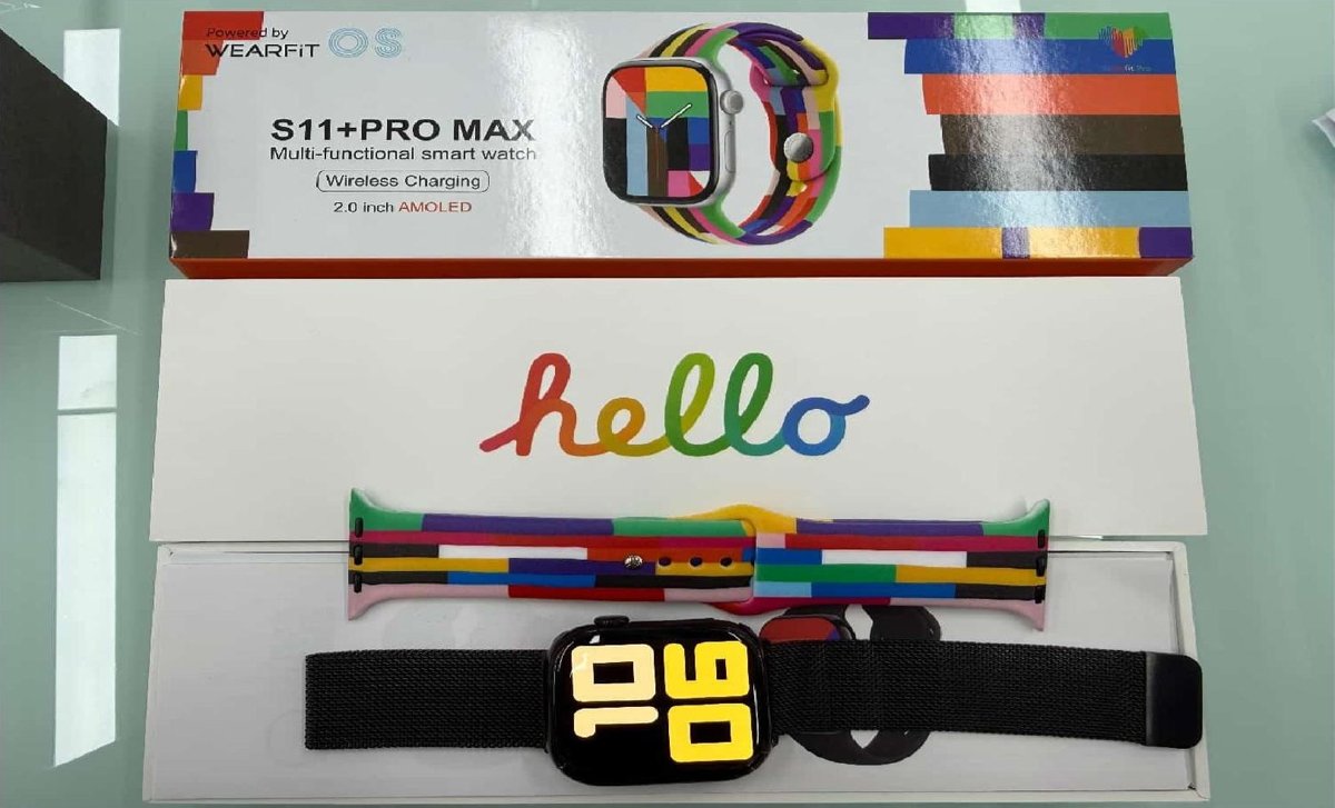 ساعة ذكية S11+ Pro MAX مع حزامين
