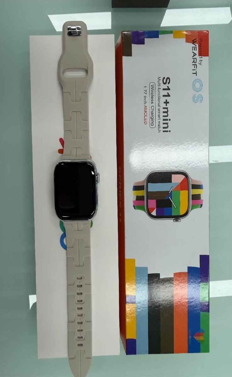 ساعة ذكية S11+ MINI مع حزامين