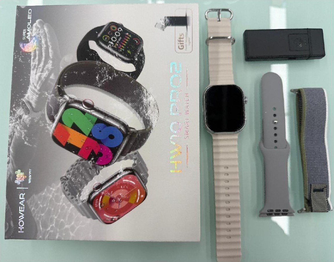 ساعة ذكية HW10 Pro2 مع 3 أحزمة