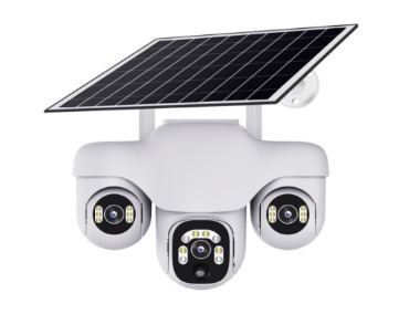 كاميرا مراقبة بثلاث كرات دوّارة بالطاقة الشمسية WiFi VRT-VTS31-W-F