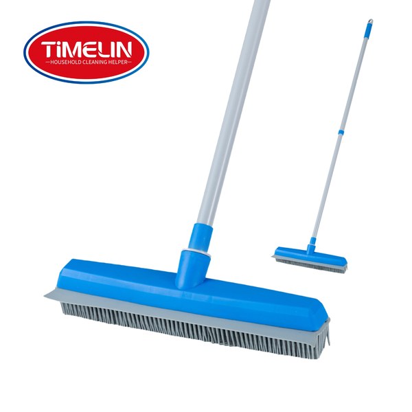 فرشاة أرضيات مطاطية TPR مع عصا - موديل TR002
