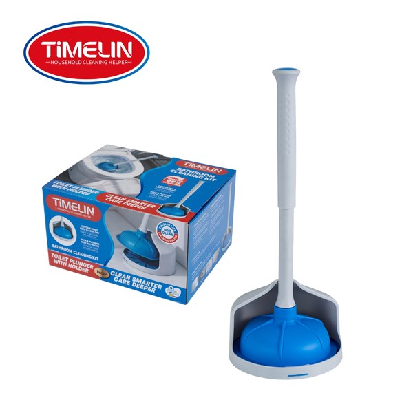 Toilet Plunger with Holder - Model TP11