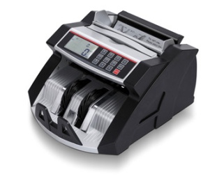 عداد نقود مع كشف التزوير UV/MG - شاشة LCD - موديل 2108LCD