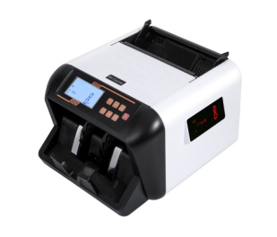 عداد نقود مع كشف التزوير UV/MG - شاشة LCD و LED - موديل 555