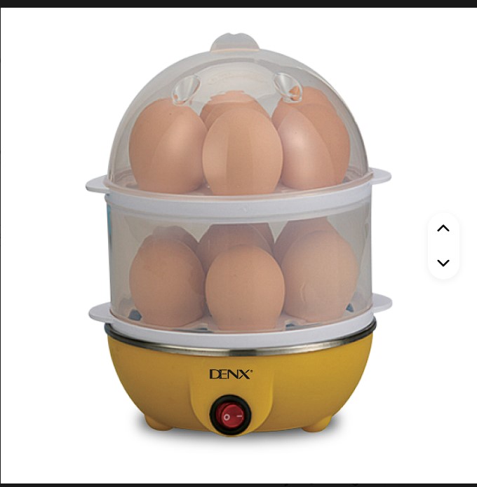 جهاز سلق البيض بالبخار طبقتين من DENX موديل DX1760