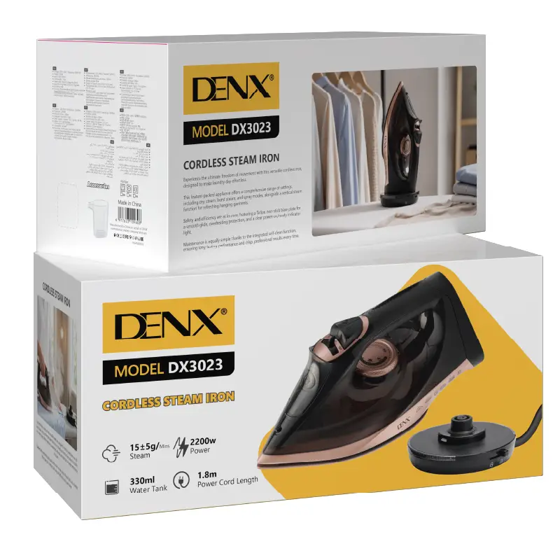كواية  بخار لاسلكية 2200W - موديل DX3023