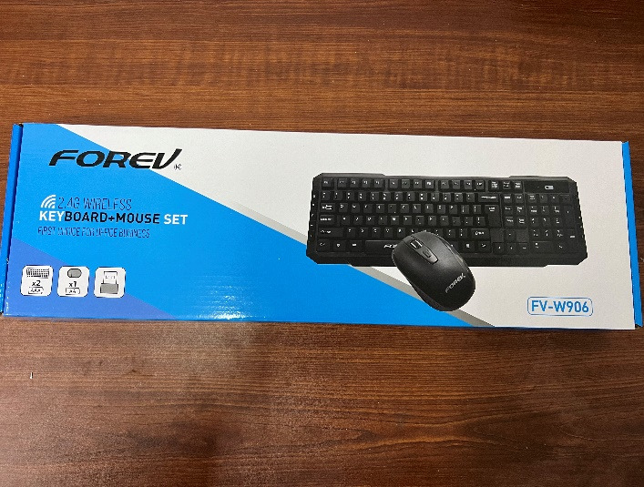كيبورد وماوس لاسلكي 2.4G - موديل FV-W906