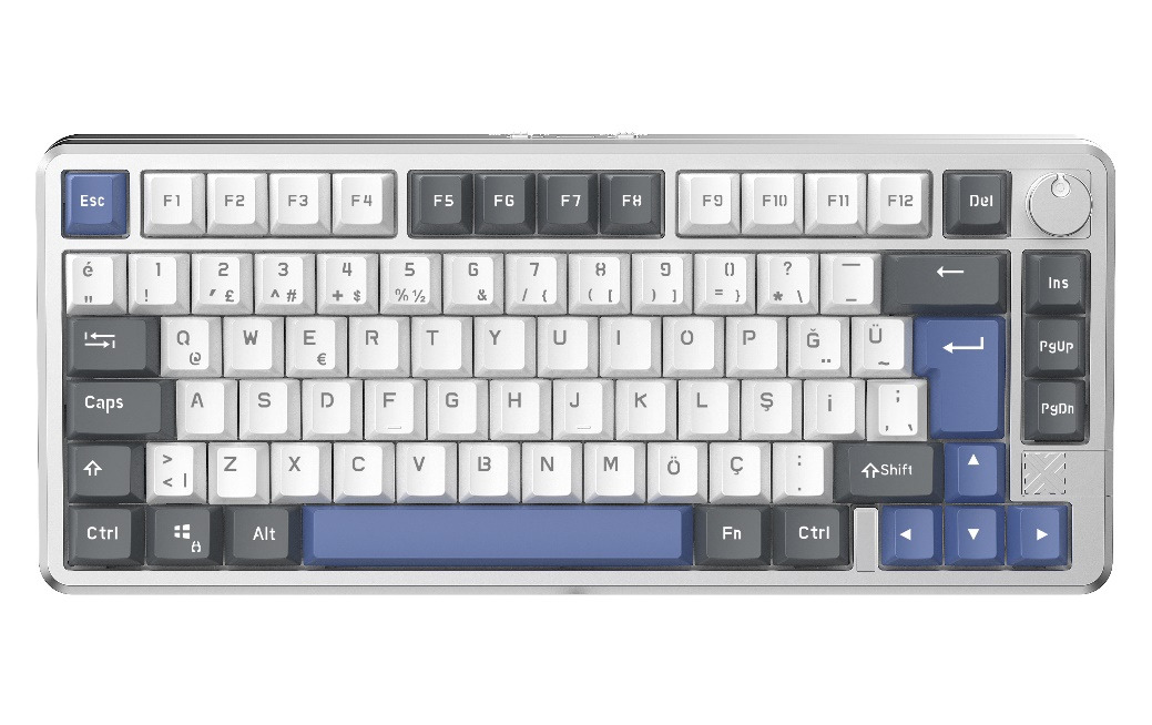 كيبورد ميكانيكية ثلاثية الوضع RGB بمفاتيح قابلة للتبديل - موديل FV-K81S