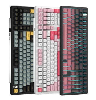 كيبورد ميكانيكية ثلاثية الوضع RGB بمفاتيح قابلة للتبديل - موديل FV-K98PRO