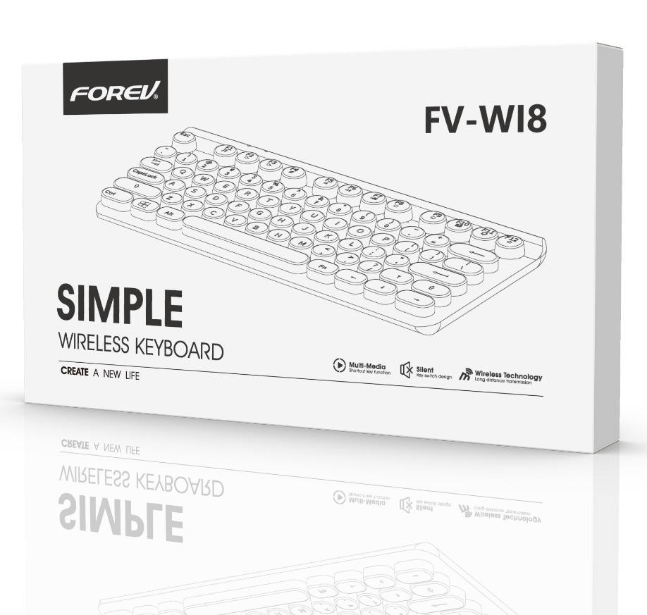 كيبورد لاسلكية - موديل FV-WI8